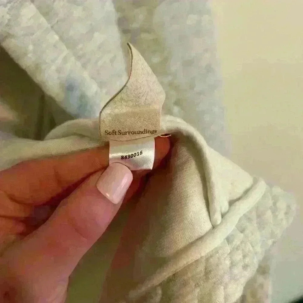 Soft Surroundings Quilted Snap Down Jacket Medium… - image 8